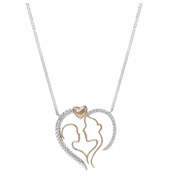 Diamond Pendant 18K Yellow Gold (Mother's Day)