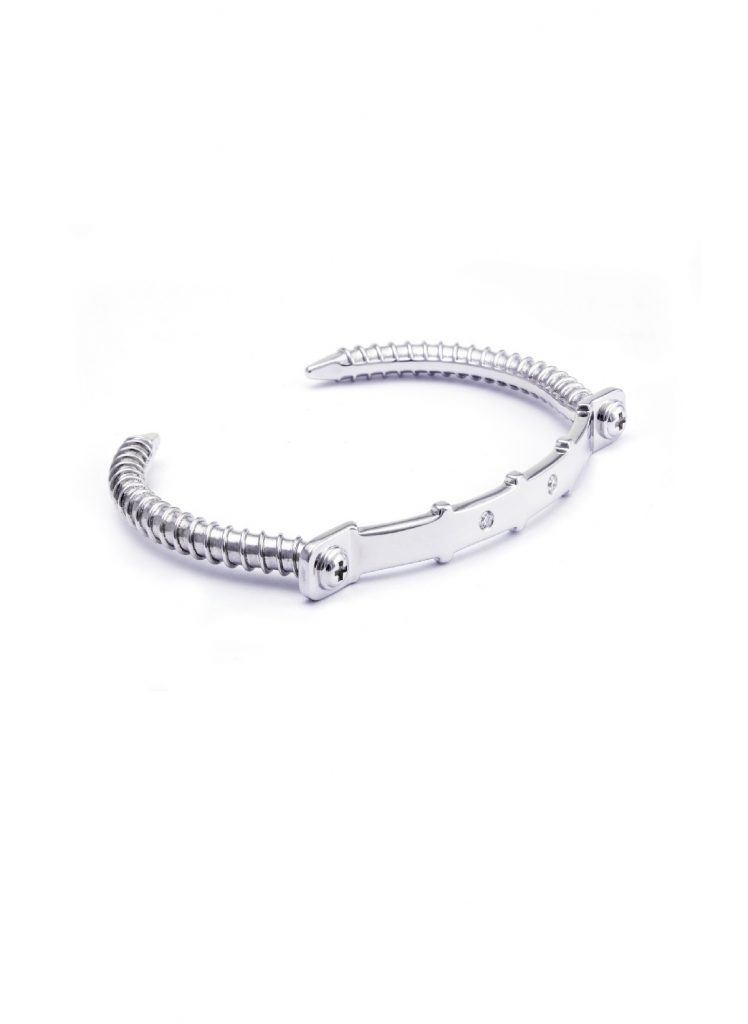 Unisex Wazna bangle white gold, Add a little elegance to your routine. Romantic and classic designs for all ages. 