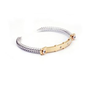 Unisex Wazna diamond bangle white gold, add a little elegance to your routine. Romantic and classic designs for all ages.