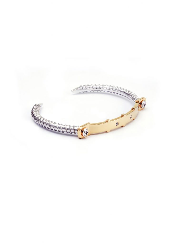 Unisex Wazna diamond bangle white gold, add a little elegance to your routine. Romantic and classic designs for all ages.