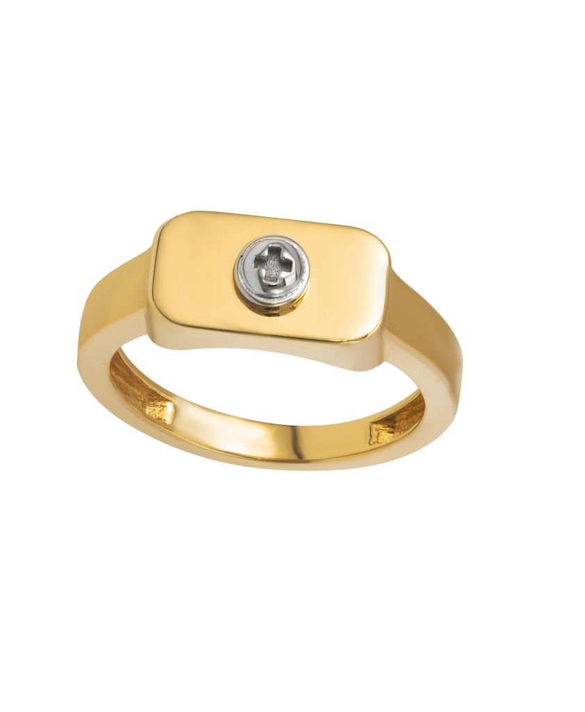 Ring 18K Gold, Wazna Jewellery, Dubai
