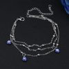 Tassel bead chain fashion women eye anklet jewellery