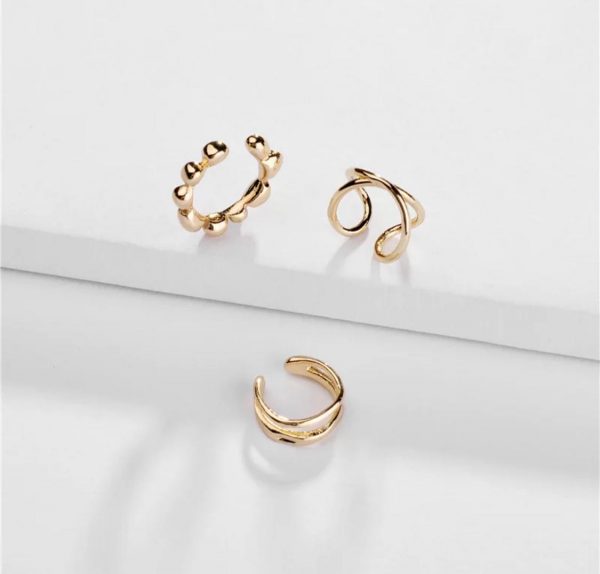 Jewellery Accessories Ear Clip Adjustable Gold Plated