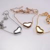 Fashion jewellery pendant stainless steel heart shape pendant