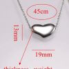 Fashion jewellery pendant stainless steel heart shape pendant