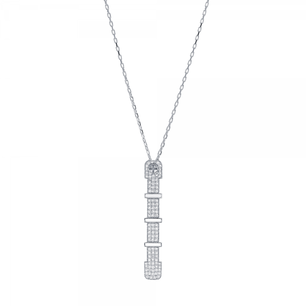 Full Diamond Pendant 4.5mm 18K