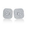 Full Diamond Earrings 20mm (Strength Of Spirit)