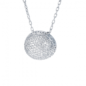 Full Diamond Pendant 18K Gold (Strength Of Spirit)