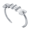 Diamond Silver Bangle (Strength Of Spirit)