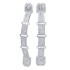 Full Diamond Earrings 4.5mm. 18K Gold (Strength Of Spirit)