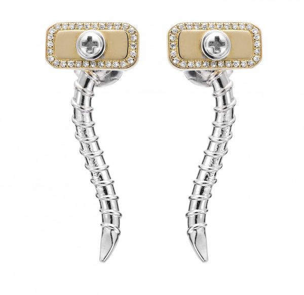18K Gold Diamond Earrings