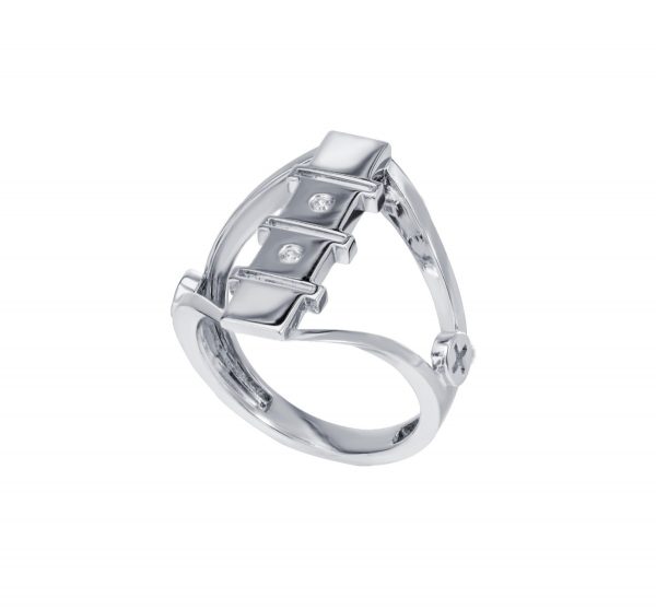 Diamond Silver Ring (Strength Of Spirit)
