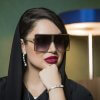 نظارة شمسية ميلانو وردية مربعة بعدسات سوداء من وزنة للمجوهرات، دبي