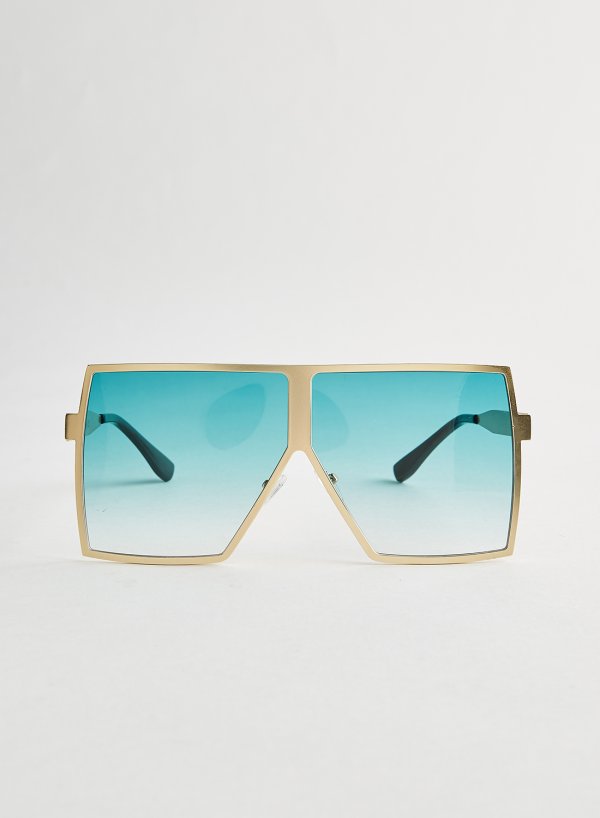 MILANO in Rosepink Green Lens Square Eyewear