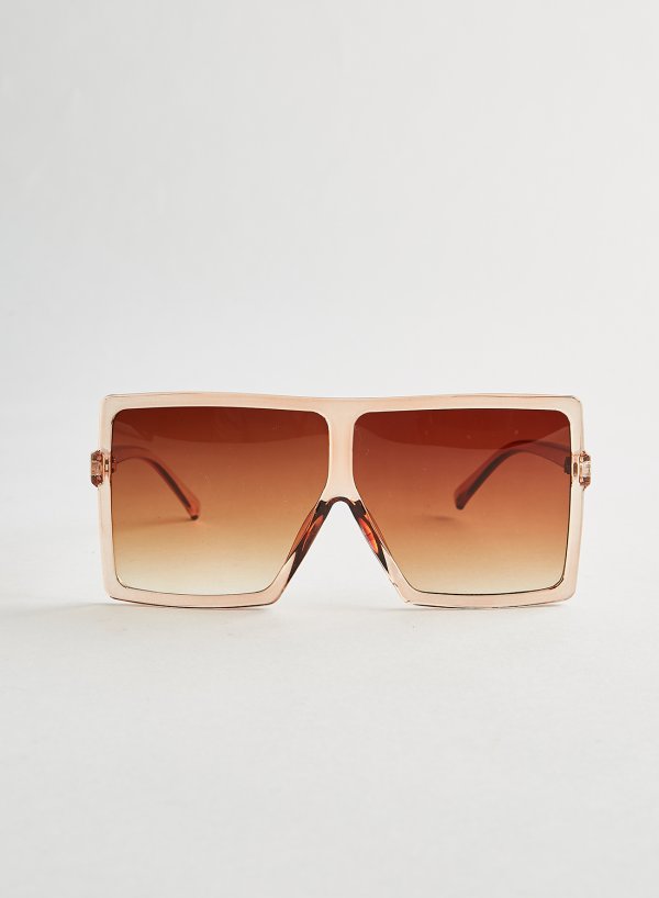 VEGAS in Coffee Brown Square Eyewear