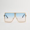 VEGAS in White Blue Turquoise Square Eyewear | Wazna Jewellery, Dubai