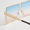 VEGAS in White Blue Turquoise Square Eyewear | Wazna Jewellery, Dubai