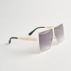 VEGAS in White Blue Turquoise Square Eyewear | Wazna Jewellery, Dubai