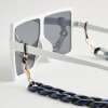 Wazna Beaded Pearl Sunglasses String in Black eyewear chain | Wazna Jewellery, Dubai
