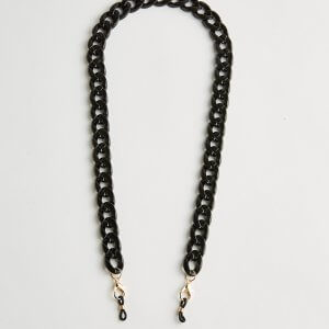Wazna Beaded Pearl Sunglasses String in Black eyewear chain | Wazna Jewellery, Dubai