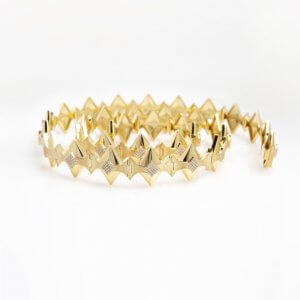 Gold-Plated Belt, Rank collection | Wazna Jewellery, Dubai