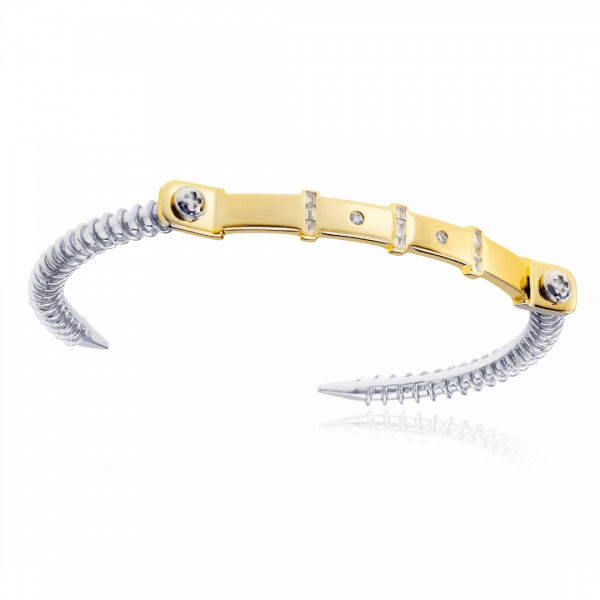 Diamond Bangle 18K Yellow Gold