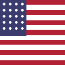 US flag, USD